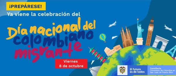 ¡Prepárese! Ya viene la celebración del Día del Migrante Colombiano este viernes 8 de octubre 
