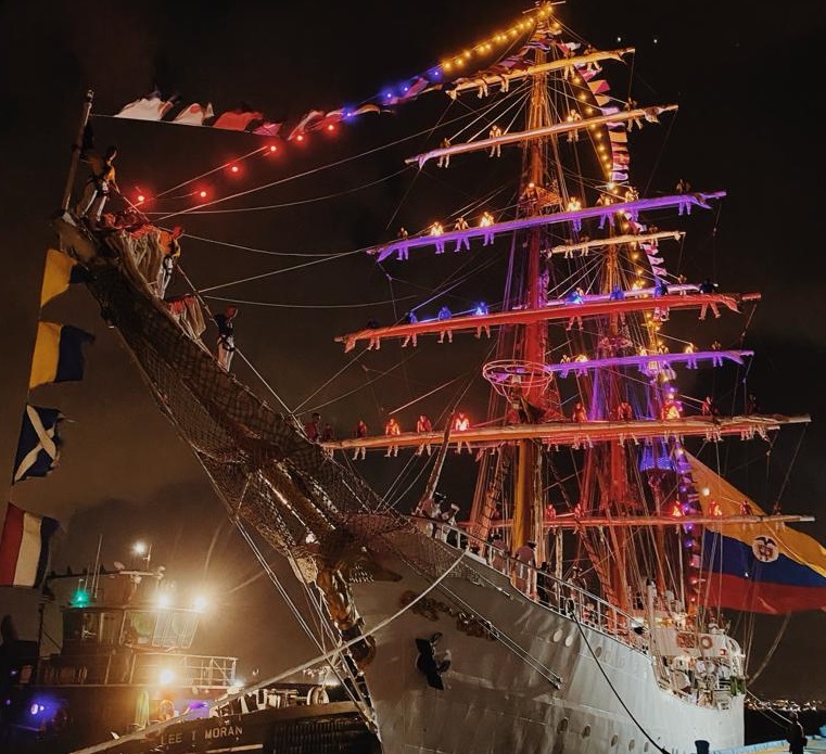 Visita del Buque Escuela ARC “Gloria” a San Juan, Puerto Rico